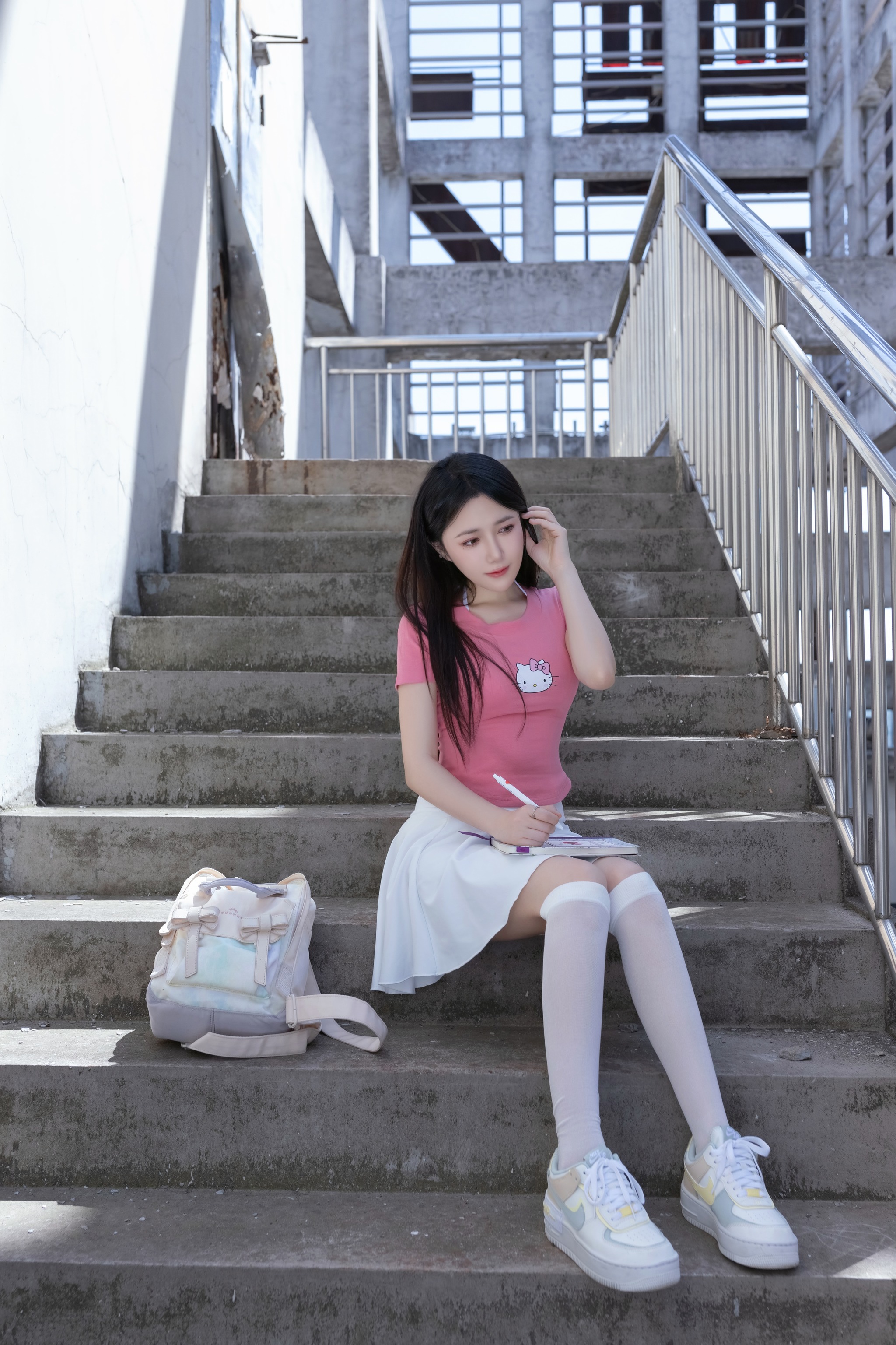 图片[1]-鱼子酱Fish – NO.157 （私拍） 《天台少女》[86P]-XikXak